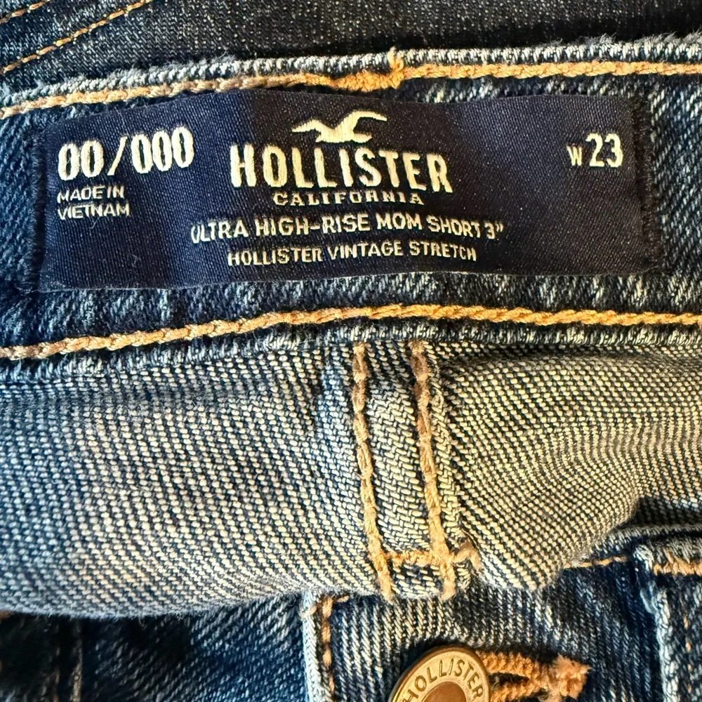 Hollister Blue Distressed Jean Shorts - Picture 3 of 3